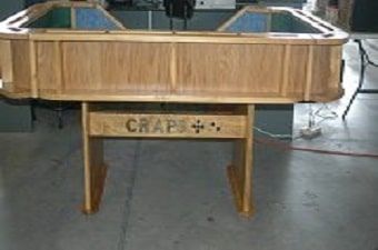 Craps table game event in Baltimore